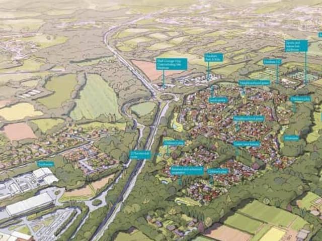 An illustrative CGI of the proposed development
