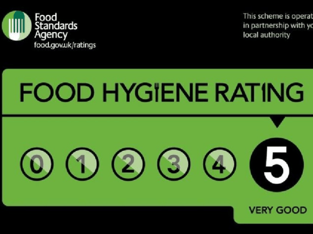 A number of restaurants and businesses in Eastbourne have been given food hygiene ratings in September of this year