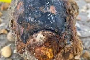 Unexploded ordnance found at Medmerry Beach