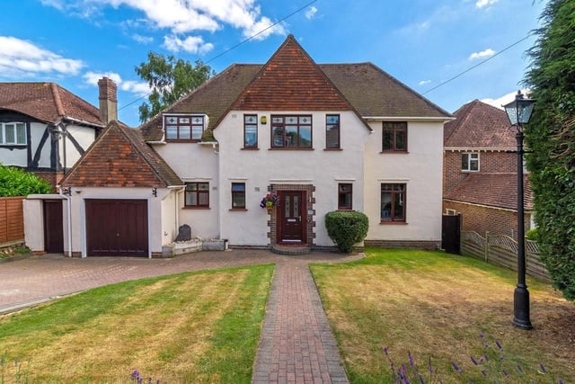 This four/five bed family home features two reception rooms, a refitted kitchen/breakfast room and front and rear gardens. Offers in the region of £1.1million are invited.