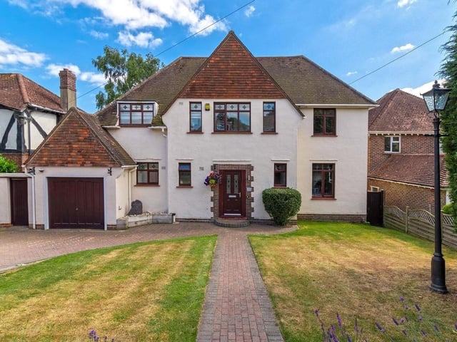 This four/five bed family home features two reception rooms, a refitted kitchen/breakfast room and front and rear gardens. Offers in the region of £1.1million are invited.