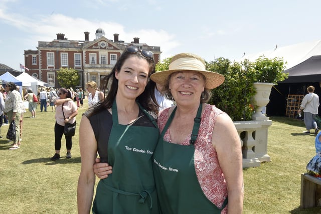 The Garden Show kicked off the weekend at Stansted Park in Rowlands Castle on Friday, June 9. From left: Emily Clay with her mum Jane Sterck