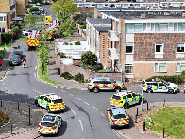 A person rescued from a property fire in Rustington is in a ‘serious condition’, according to emergency services