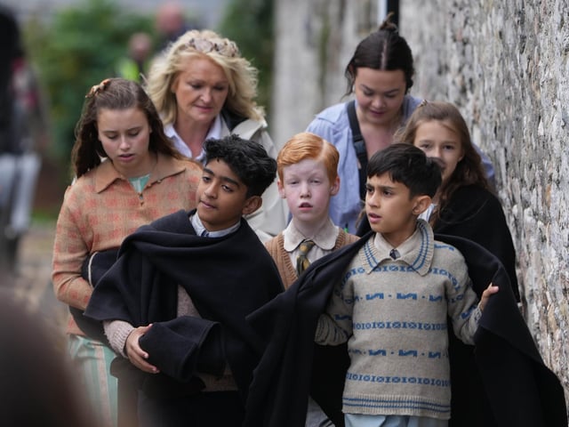 Olivia Colman and Jessie Buckley have begun filming in Arundel for 'Wicked Little Letters' . Photo: Eddie Mitchell