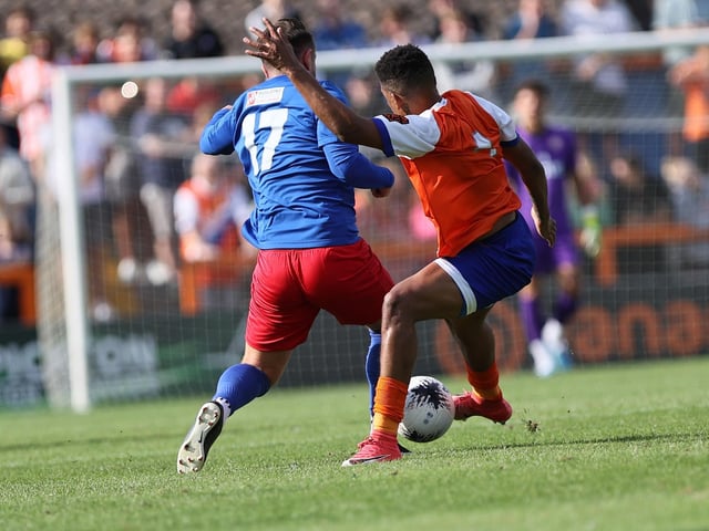 Action from Worthing's visit to Braintree in National League South