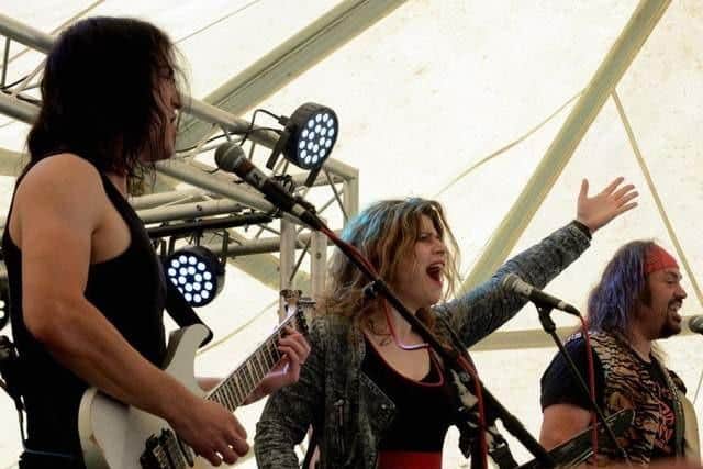 Iron Tyger rocking out at Apulstock 2019