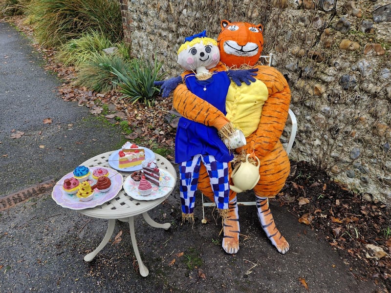 Ferring Scarecrow Festival from October 26 to November 3, 2024, is a feast for the eyes and the senses, with interactive displays and comical scenes to delight and amuse people of all ages. Purchase a map for £1 at The Orange Tree and support the fundraising for The Community Dementia Hive at Beehive Care in Ferring.