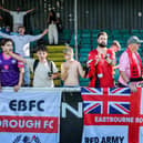 Eastbourrne Borough fans at Whitehawk | Picture: Lydia Redman