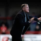 Crawley Town boss Scott Lindsey is looking forward to facing Gillingham at the Broadfield Stadium on Saturday. Picture: Eva Gilbert