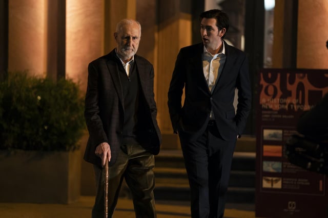 Ewan Roy - played by the always excellent James Cromwell - is the estranged brother of Logan Roy and grandfather of Greg Hirsch, who lives in Canada. Ewan is the moral, political, and theological opposite of his brother Logan.