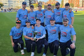 Eastbourne 2nd XI with the Paul Baker T20 Trophy