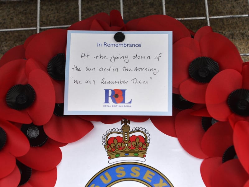 Eastbourne Remembrance Sunday Service (Photo by Jon Rigby)