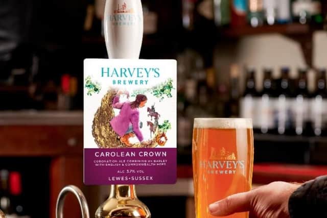 The new Harvey's coronation beer