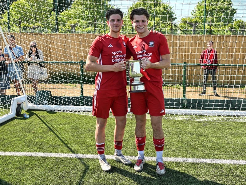 Hassocks FC win the 2024-25 Peter Bentley Cup