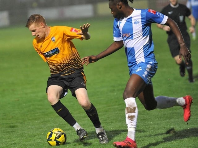 Action from Littlehampton Town v Sheppey in the Isthmian south east division