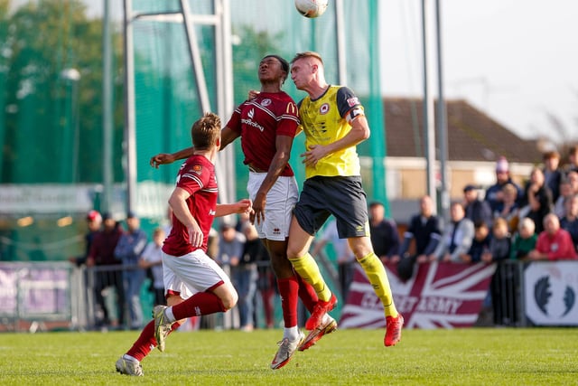 Action from Eastbourne Borough's National League South defeat at Chelmsford