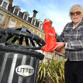 Andrew Anderson said he was accused of fly-tipping for putting a rubbish bag in a public litter bin. Photo: Steve Robards SR1212142