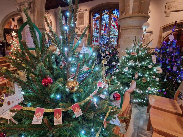 The Cuckfield Christmas Tree Festival was at Holy Trinity Church from Friday to Sunday, December 6-8