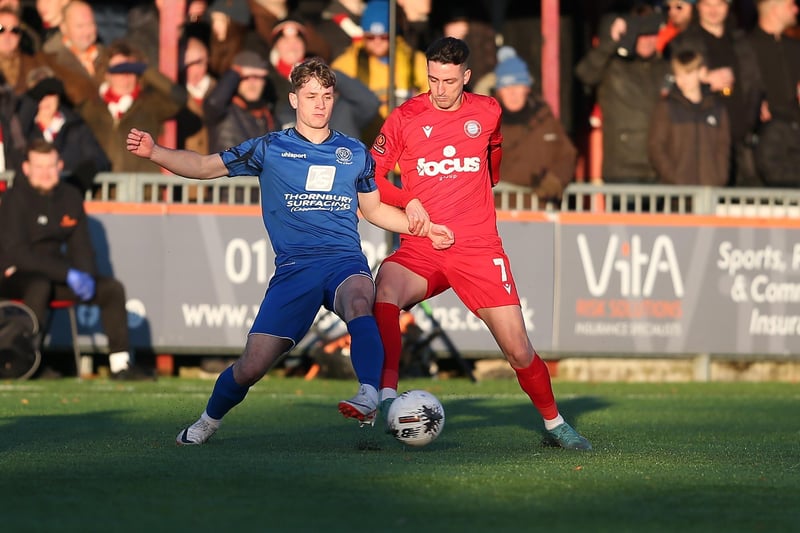 Action and celebrations as Worthing FC beat Chippenham Town 3-1 in the National League South