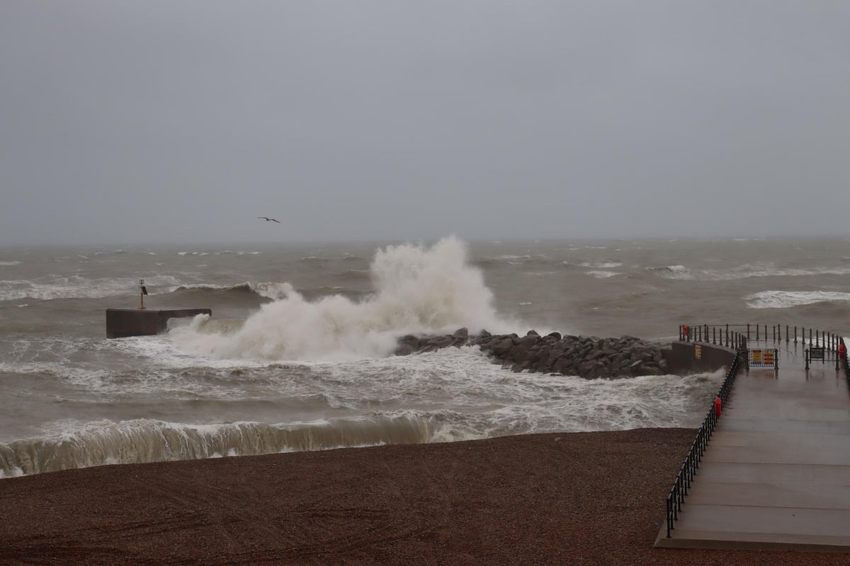 In pictures: Hastings feels the affects of Storm Austin