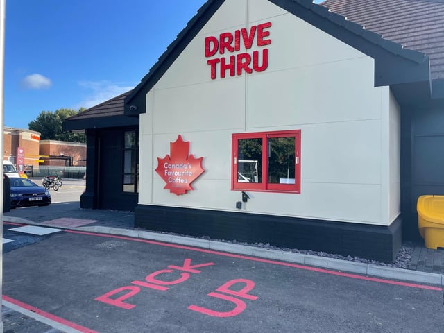 Tim Hortons Chichester: IN PICTURES - sneak peek look at the new fast food store in the city