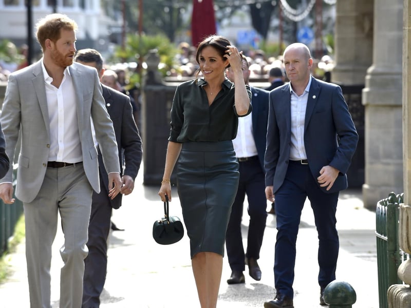 The Duke and Duchess of Sussex, Prince Harry and Meghan Markle visit Brighton.
Picture: Allan Hutchings