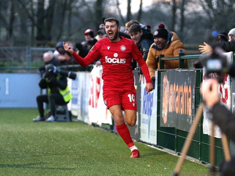 Worthing in action away to Tonbridge Angels in National League South