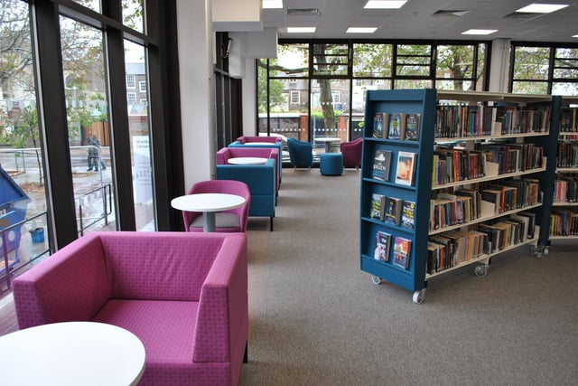 Worthing Library reopened in June 2021 after being closed for renovation for nine months