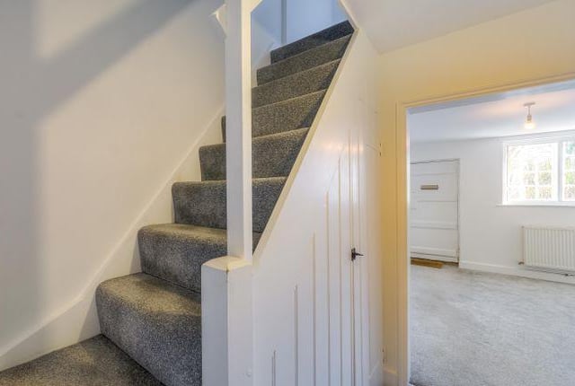 The house has carpets throughout.