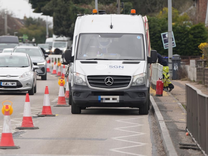 Traffic is down to one lane, as a new round of roadworks begin on the A27 in Lancing