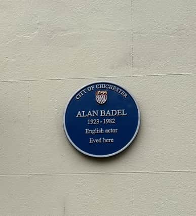 Commemorating Alan Badel - pic by Julian Grant