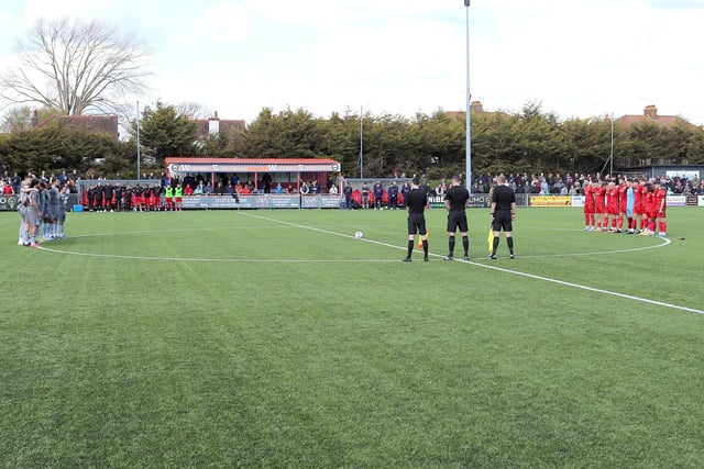 Action, goal celebrations and tributes to Worthing FC stalwart Morty Hollis from Worthing's 7-0 win over Concord in National League South