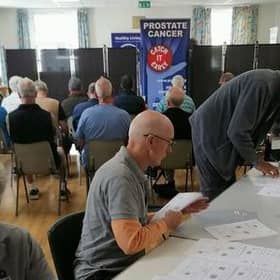 Free prostrate cancer screening test at Bexhill