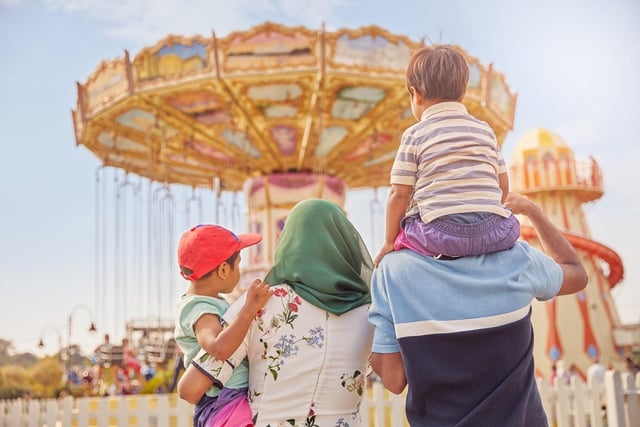 Day visits during the school holidays start from £24 (15+), £20 (2-14) and under 2s are free. Price varies slightly at each resort.
There’s lots for families to do when visiting for the Day. It includes access to the Splash Waterworld, unlimited fairground rides, soft play area, outdoor playgrounds and arcades. In terms of activities, our pools keep families entertained for hours. There’s rides, slides, flumes, rapids and wave machines to enjoy plus toddler pools for the under 5s. After a swim the family can enjoy unlimited rides on our traditional fairground with a variety of rides, from the carousel and dodgems to waltzer and trampolines.
Other activities on resort include Laser Tag, adventure golf, bowling, aerial adventures including high ropes, climbing walls and zip wires, plus many more. These have a small charge and also need to be booked.
Exclusive for summer breaks is our Big Top Circus where the audience will be in fits of laughter and entertained by death-defying acts. It’s perfect for all ages, there’s a small charge of £7.50pp and is bookable, subject to availability.
For more info and to book, visit: https://www.butlins.com/discover-butlins/day-visits.