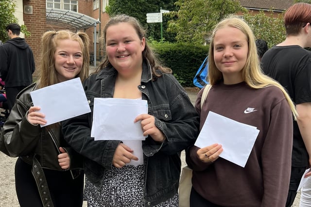 Oakwood School students celebrate receiving their GCSE results