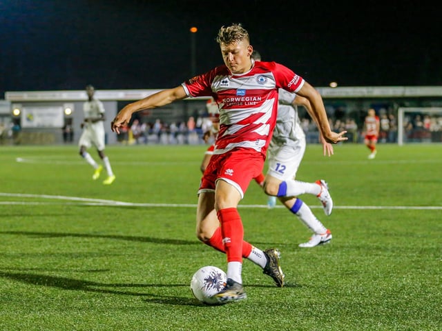 Action from Eastbourne Borough's 2-1 National South win at Havant