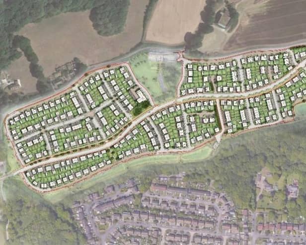 Worsham Farm. 354 homes are planned for land to the north east of Bexhill