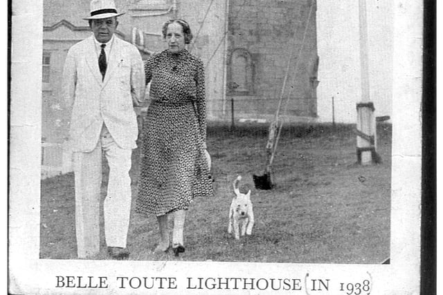 Belle Tout changed ownership again on 28 February 1923 when it was bought by Dame Elizabeth Phipps Purves-Stewart for £1,500. 
Picture of Sir James and Lady Purves-Stewart at Belle Tout in 1938.