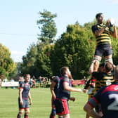 Haywards Heath RFC - in black and yellow - take on Seaford for their league opener