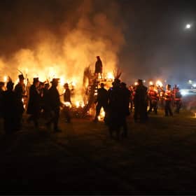 Ninfield Bonfire 2024. Photo by Andrew Clifton.