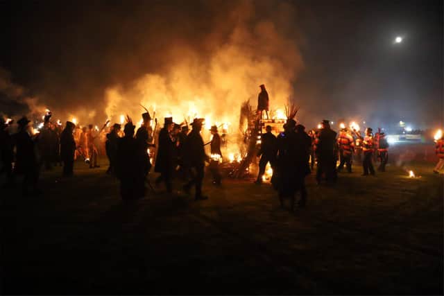 Ninfield Bonfire 2024. Photo by Andrew Clifton.