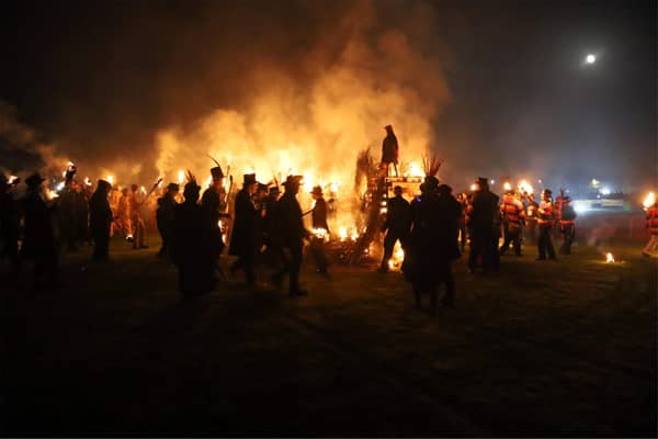 Ninfield Bonfire 2024. Photo by Andrew Clifton.