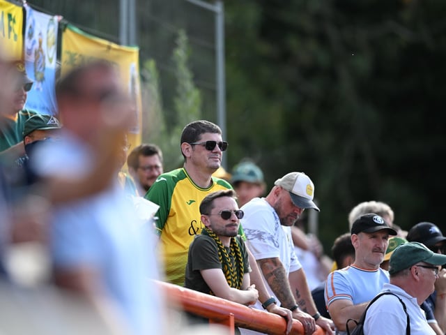 Horsham FC moved up to second in the National League South with a hard-fought 2-1 win at Braintree Town