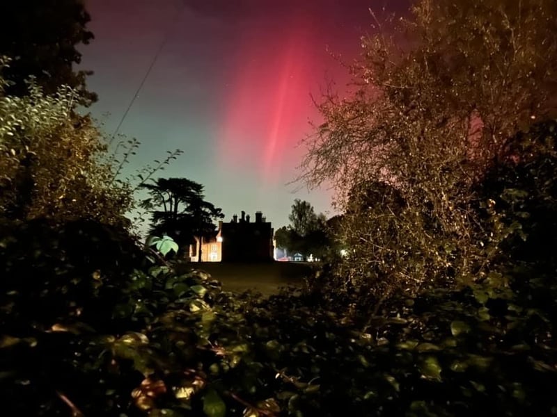 The Northern Lights captured in Horsham District