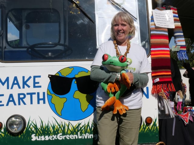 Carrie Cort, chief executive of Sussex Green Living, which aims to educate and inspire communities to live an environmentally sustainable life