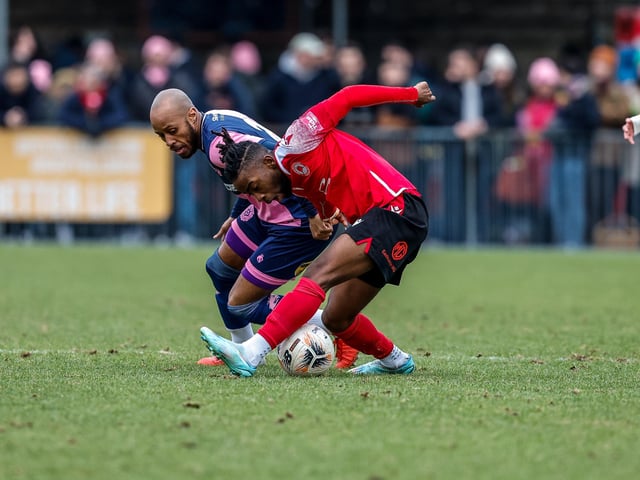 Action and goal celebrations from Eastbourne Borough's fine 3-1 win at Dulwich Hamlet in National League South