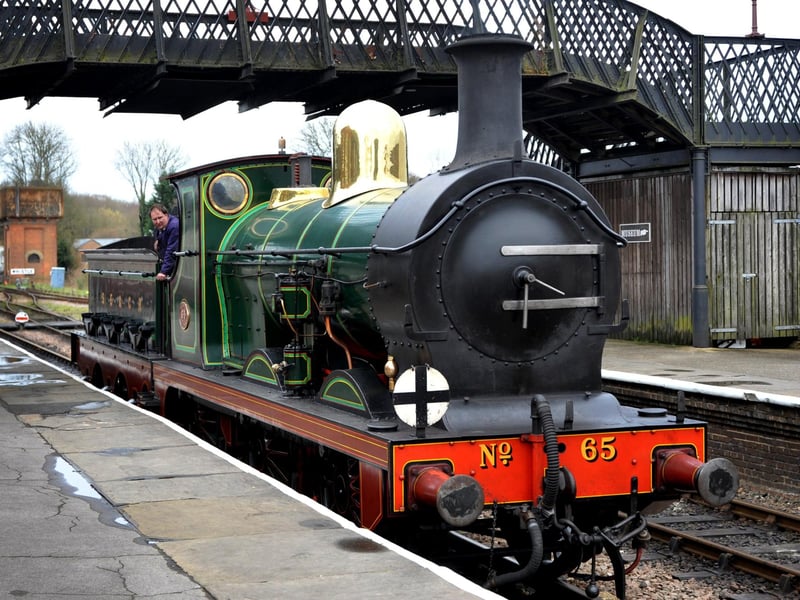 Beautiful steam engines at the Bluebell Railway, Sheffield Park Station. Pic S Robards SR2303291