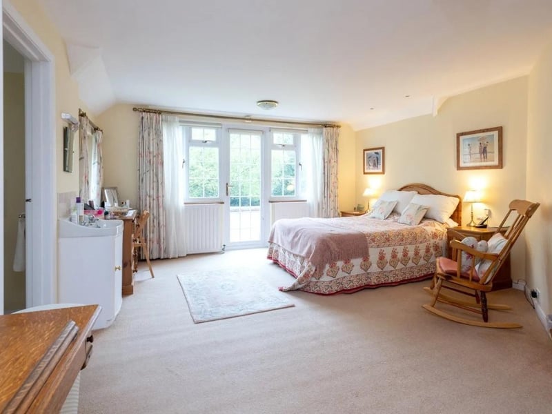 The property has five bedrooms