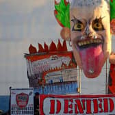 Hastings Bonfire effigy, Picture by Marie Richardson.