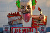 Hastings Bonfire effigy, Picture by Marie Richardson.